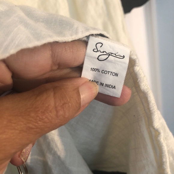 Bohemian coastal Vibe Sanglian Cotton Coastal L Tunic - Picture 5 of 5